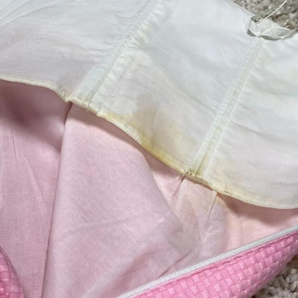 Lilly Pulitzer Jubilee Pink & White Strapless Dress Size 2 - Picture 9 of 9
